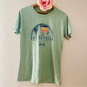Artisans Green Lake Placid 'Get Outside' Graphic Tee Large